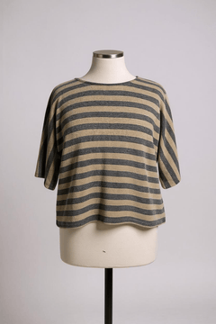 NeiramiNeirami Boxy Stripe SweaterClothingArgilla - Blue Water Clothing