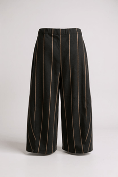 NeiramiNeirami Easy Loose Trouser Black StripeClothingGessato Brush - Blue Water Clothing