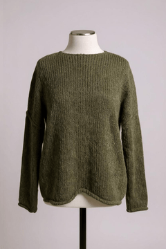 NeiramiNeirami Flared Alpaca Sweater Forest GreenClothingForest - Blue Water Clothing