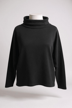 NeiramiNeirami Ring Collar Loose SweaterClothingBlack - Blue Water Clothing