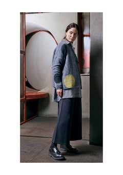 NeiramiNeirami Soft Wide Leg Trouser Ecru MelangeClothingCiotollo - Blue Water Clothing