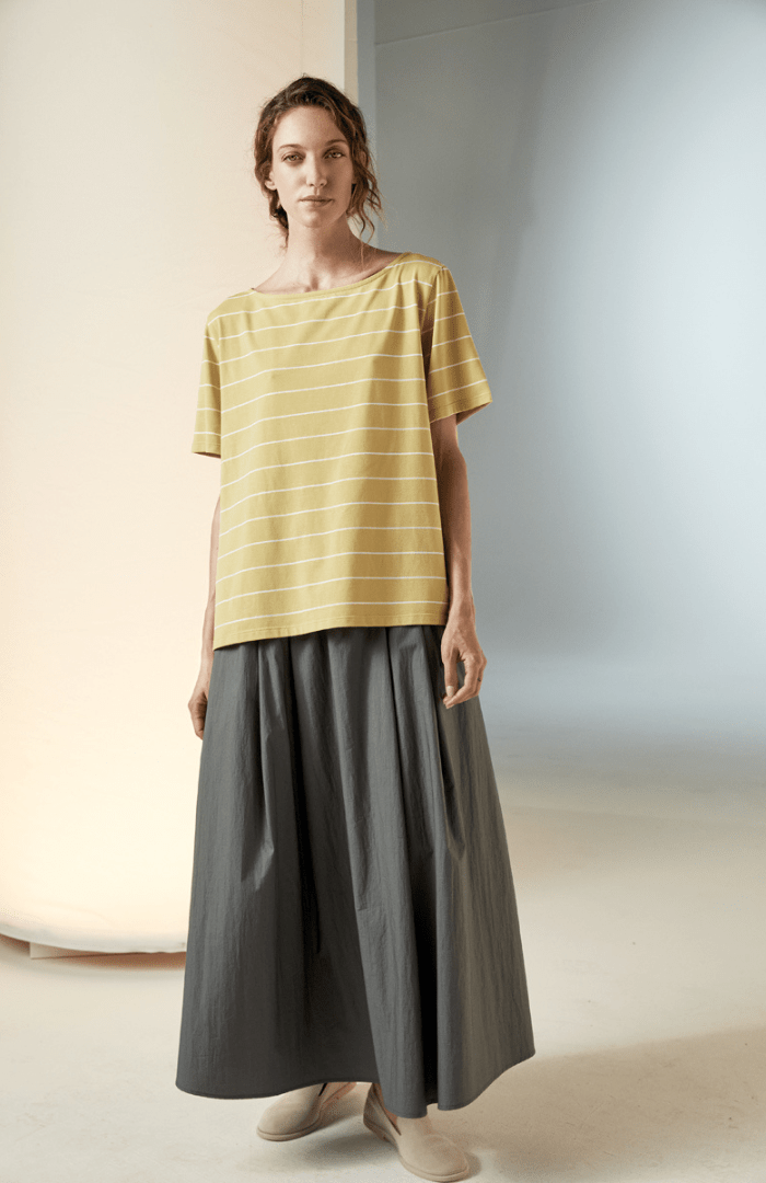 Neirami Squared Shirt Golden - Blue Water Clothing