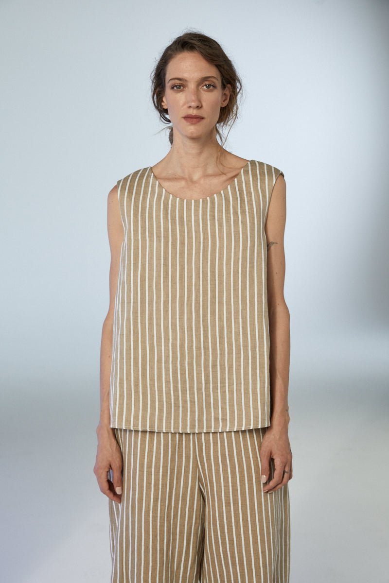 Neirami Top Riga Sabbia - Blue Water Clothing