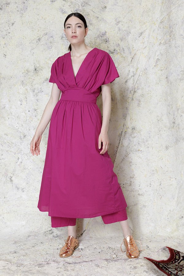 Neirami Waist Cut Dress - Blue Water Clothing