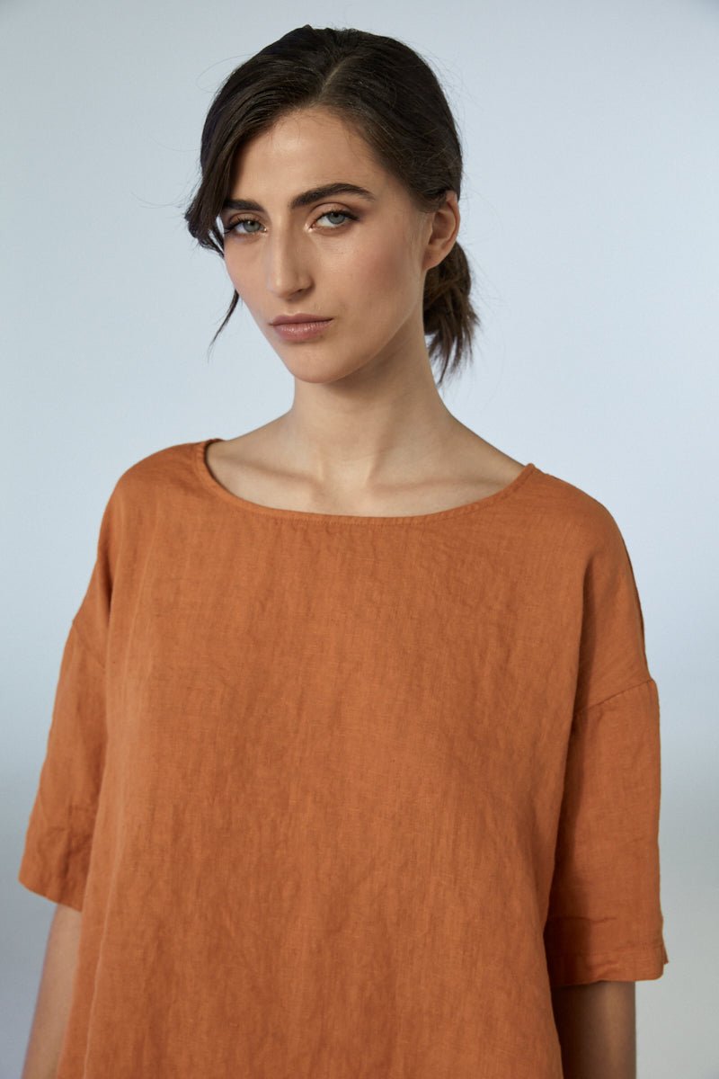 Neirami Wide Shirt Calendula - Blue Water Clothing