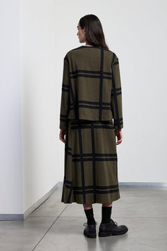 NeiramiNeirami Asymmetric Jacket Maxi CheckCoats & JacketsMaxi Check Brush - Blue Water Clothing