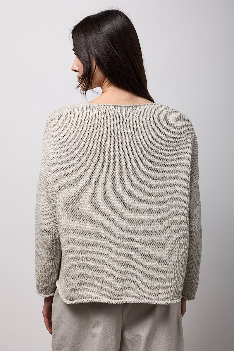 NeiramiNeirami Boat Neck Sweater ShellTopsShell - Blue Water Clothing