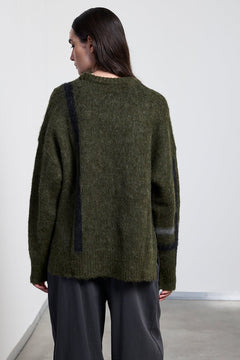 NeiramiNeirami Boxy Alpaca Sweater Forest GreenTopsForest - Blue Water Clothing