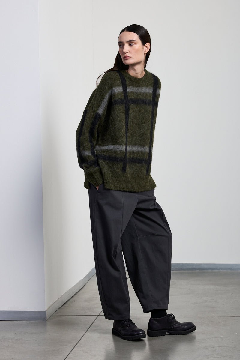 NeiramiNeirami Boxy Alpaca Sweater Forest GreenTopsForest - Blue Water Clothing