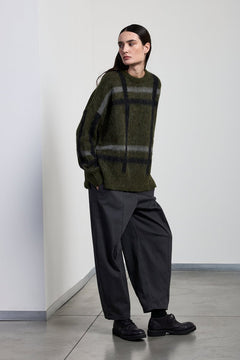 NeiramiNeirami Boxy Alpaca Sweater Forest GreenTopsForest - Blue Water Clothing