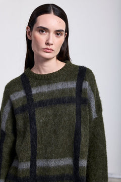 NeiramiNeirami Boxy Alpaca Sweater Forest GreenTopsForest - Blue Water Clothing
