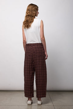 NeiramiNeirami Boyfriend Fit Trousers CortecciaBottomsCorteccia - Blue Water Clothing