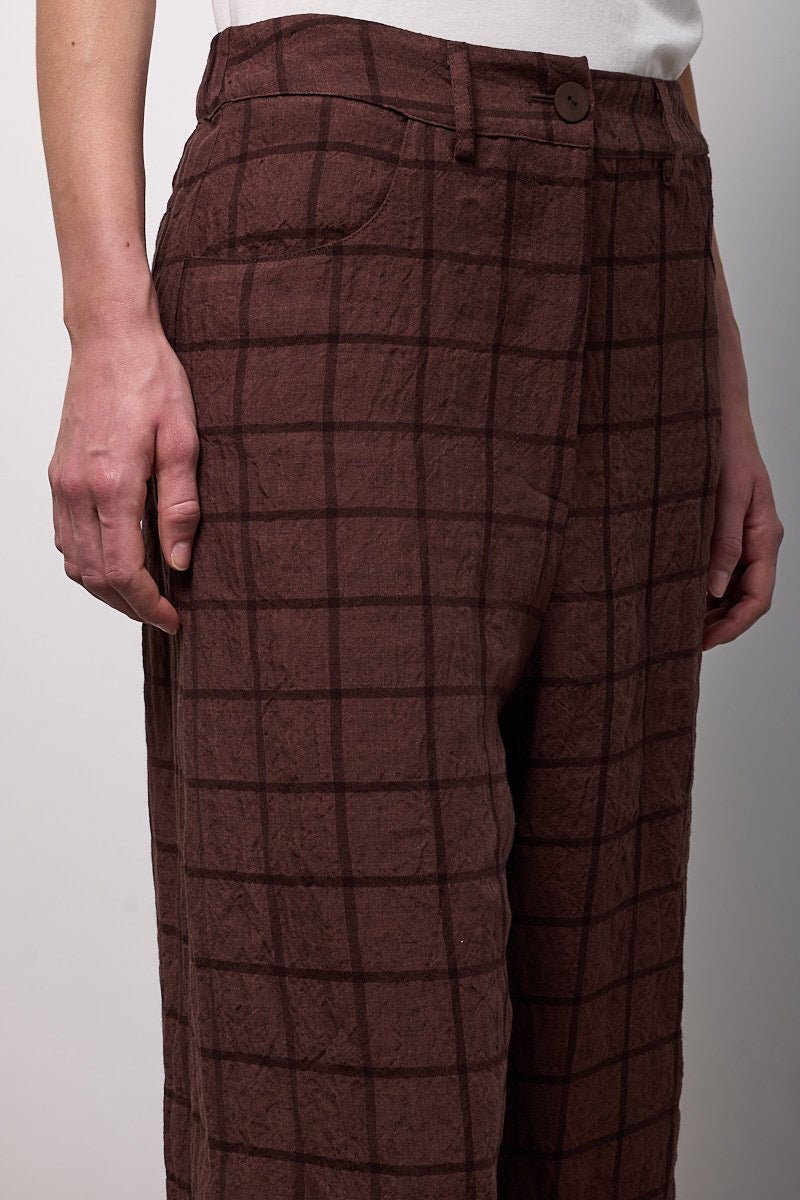 NeiramiNeirami Boyfriend Fit Trousers CortecciaBottomsCorteccia - Blue Water Clothing