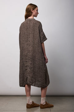 NeiramiNeirami Maxi Shirt Dress CacaoDressesCacao - Blue Water Clothing