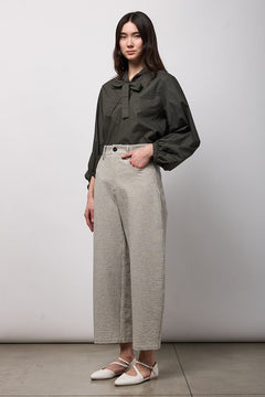 NeiramiNeirami Regular Trousers Barre NeroBottomsBarre Nero - Blue Water Clothing