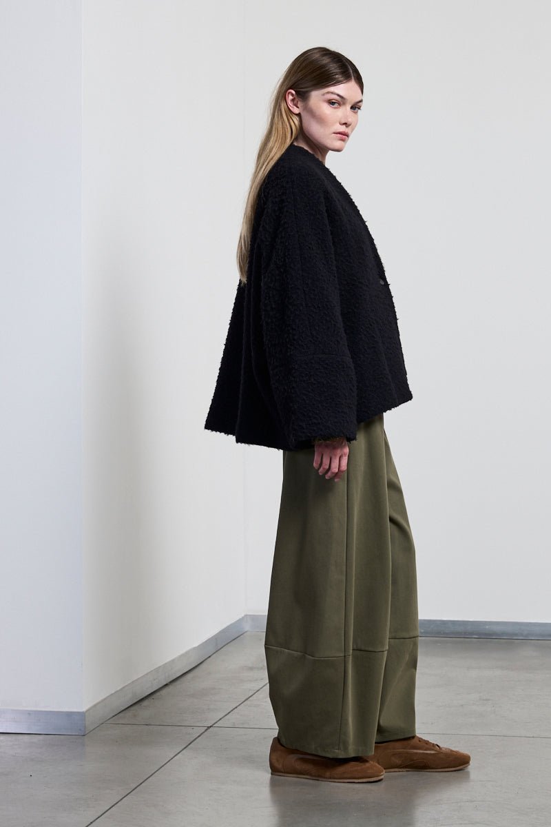 NeiramiNeirami Short Cape Coat BlackCoats & JacketsBlack - Blue Water Clothing