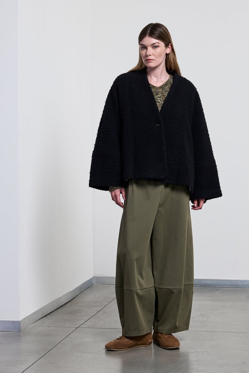 NeiramiNeirami Short Cape Coat BlackCoats & JacketsBlack - Blue Water Clothing