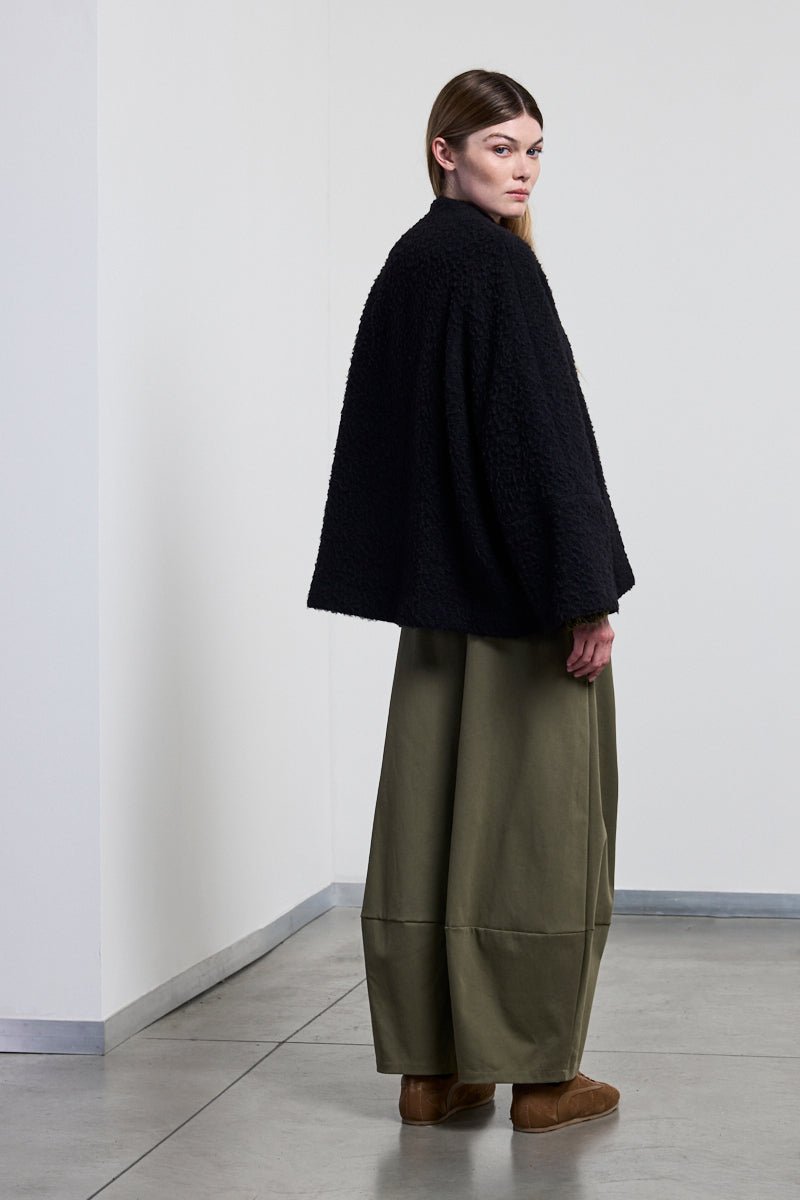 NeiramiNeirami Short Cape Coat BlackCoats & JacketsBlack - Blue Water Clothing