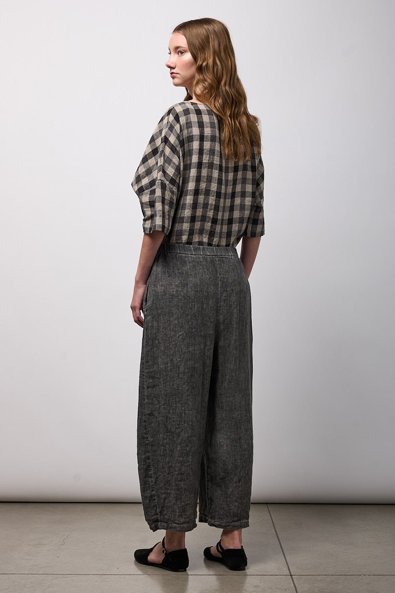 NeiramiNeirami Trousers With Pleats CacaoBottomsCacao - Blue Water Clothing