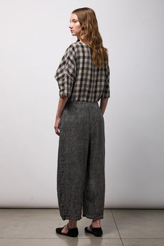 NeiramiNeirami Trousers With Pleats CacaoBottomsCacao - Blue Water Clothing