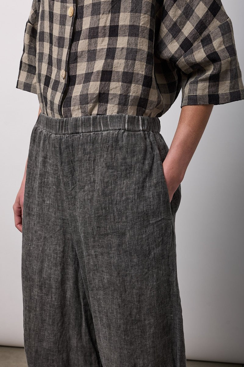 NeiramiNeirami Trousers With Pleats CacaoBottomsCacao - Blue Water Clothing