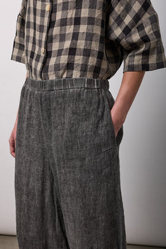 NeiramiNeirami Trousers With Pleats CacaoBottomsCacao - Blue Water Clothing