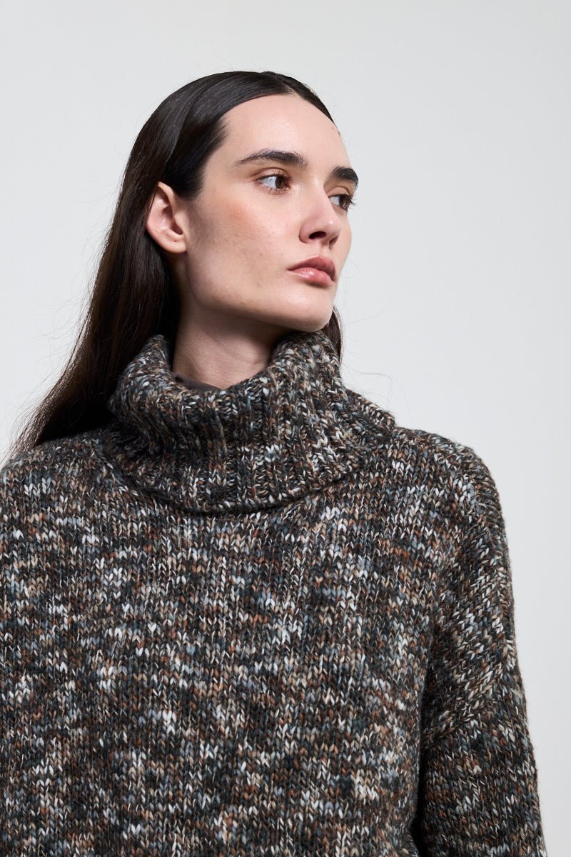 NeiramiNeirami Turtleneck Wool Sweater PestoTopsPesto - Blue Water Clothing