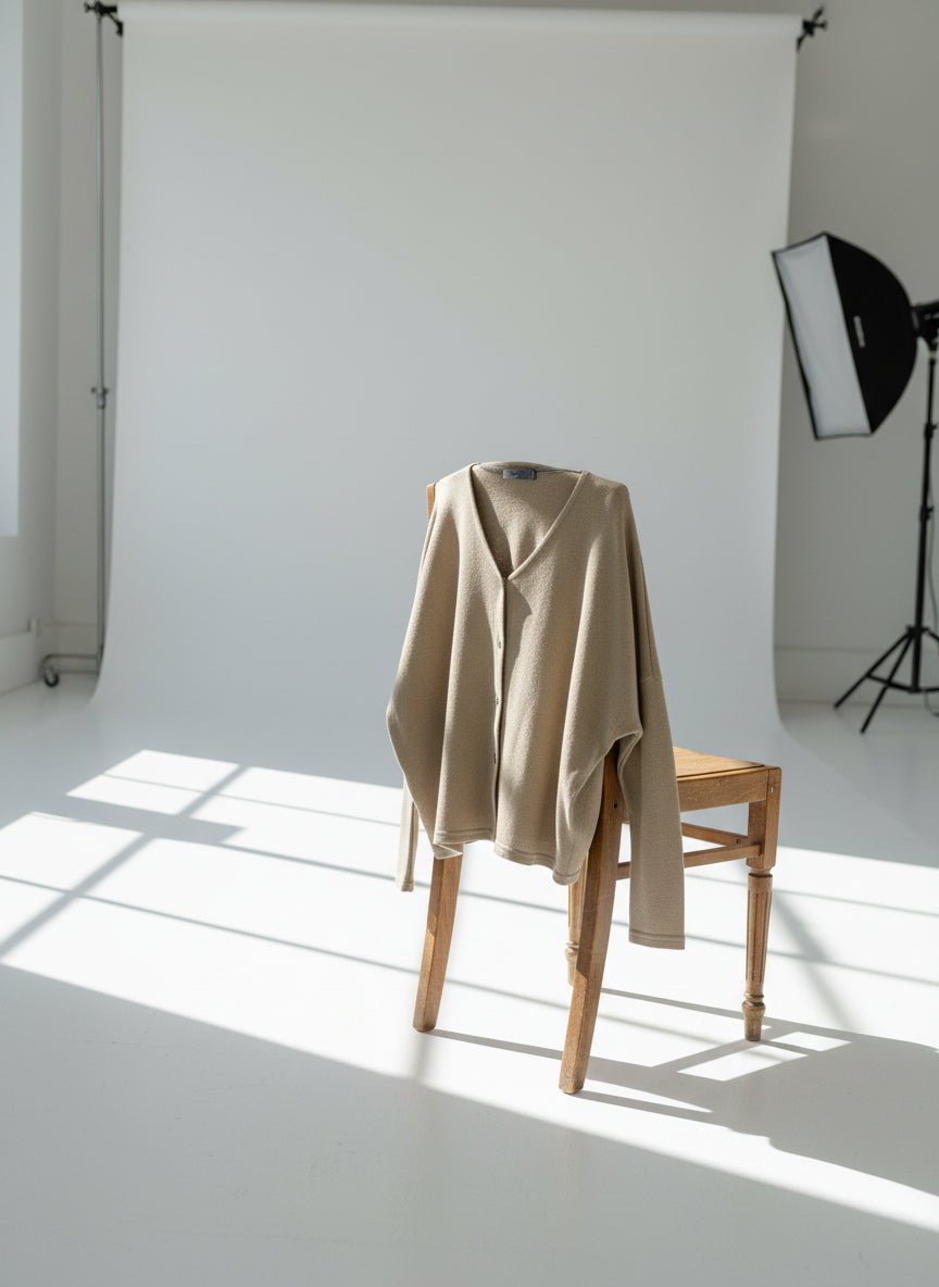 NeiramiNeirami V - Neck Cardigan SabbiaTopsSabbia - Blue Water Clothing