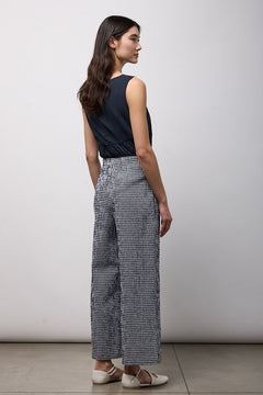 NeiramiNeirami Wide Trouser BluBottomsBlu - Blue Water Clothing