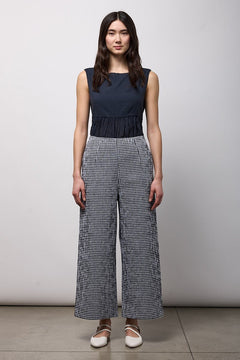 NeiramiNeirami Wide Trouser BluBottomsBlu - Blue Water Clothing