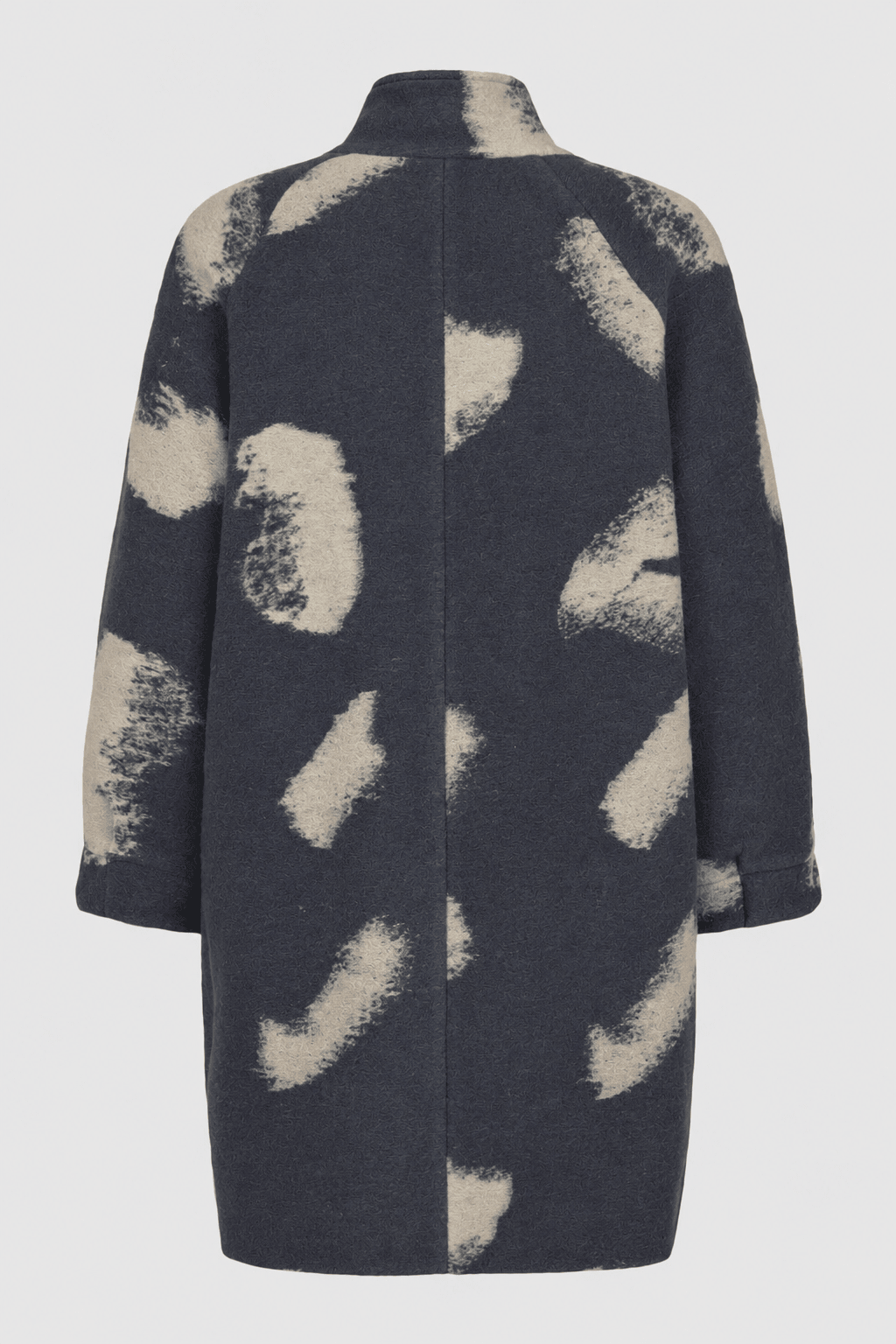 NoenNoen Hooded Wool Jacket 87211 Dark greyJacketDark Grey - Blue Water Clothing