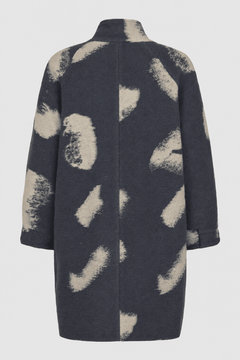 NoenNoen Hooded Wool Jacket 87211 Dark greyJacketDark Grey - Blue Water Clothing