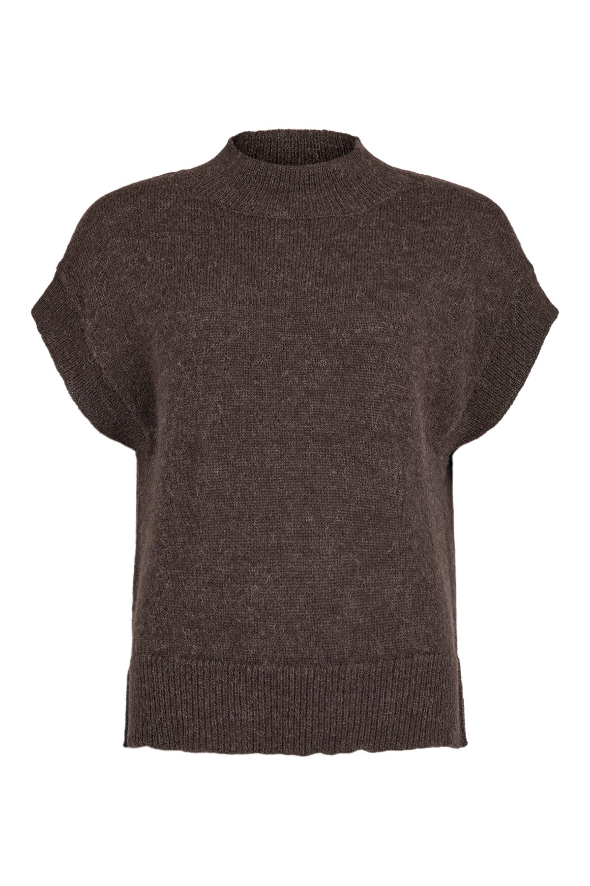Noen knitted wool sweater 89620Dark Brown - Blue Water Clothing