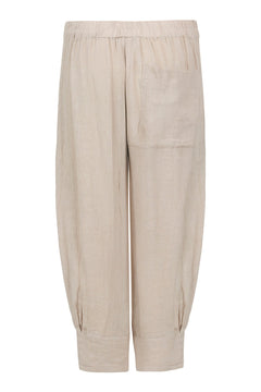 NoenNoen Linen Trousers 81444ClothingCream - Blue Water Clothing