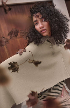 NoenNoen Pullover 84045PonchoLight Taupe - Blue Water Clothing