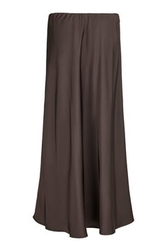 Noen Pullover maxi Skirt BrownDark Brown - Blue Water Clothing
