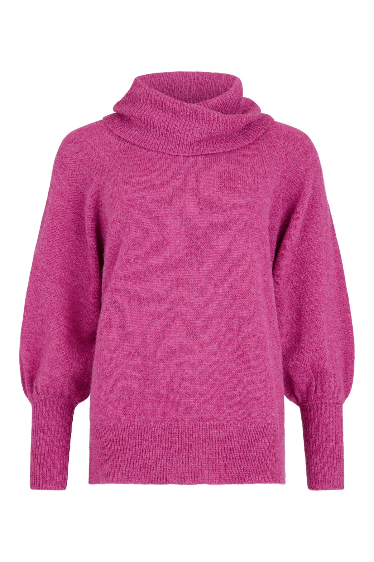 Noen Wool Sweater Pink 84080Fuschia - Blue Water Clothing
