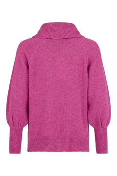 Noen Wool Sweater Pink 84080Fuschia - Blue Water Clothing