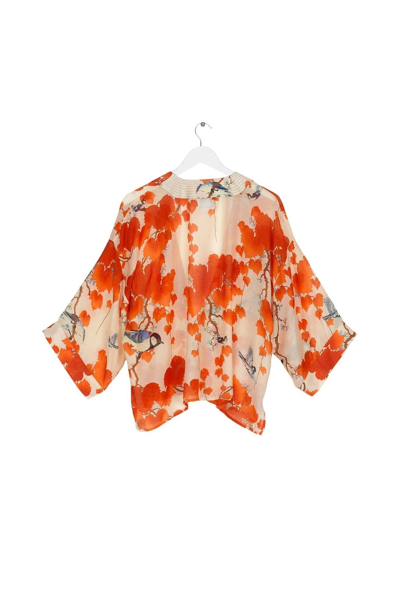 One Hundred Stars Acer Red Kimono - Blue Water Clothing