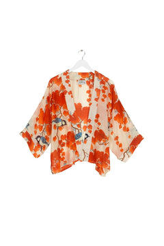 One Hundred Stars Acer Red Kimono - Blue Water Clothing