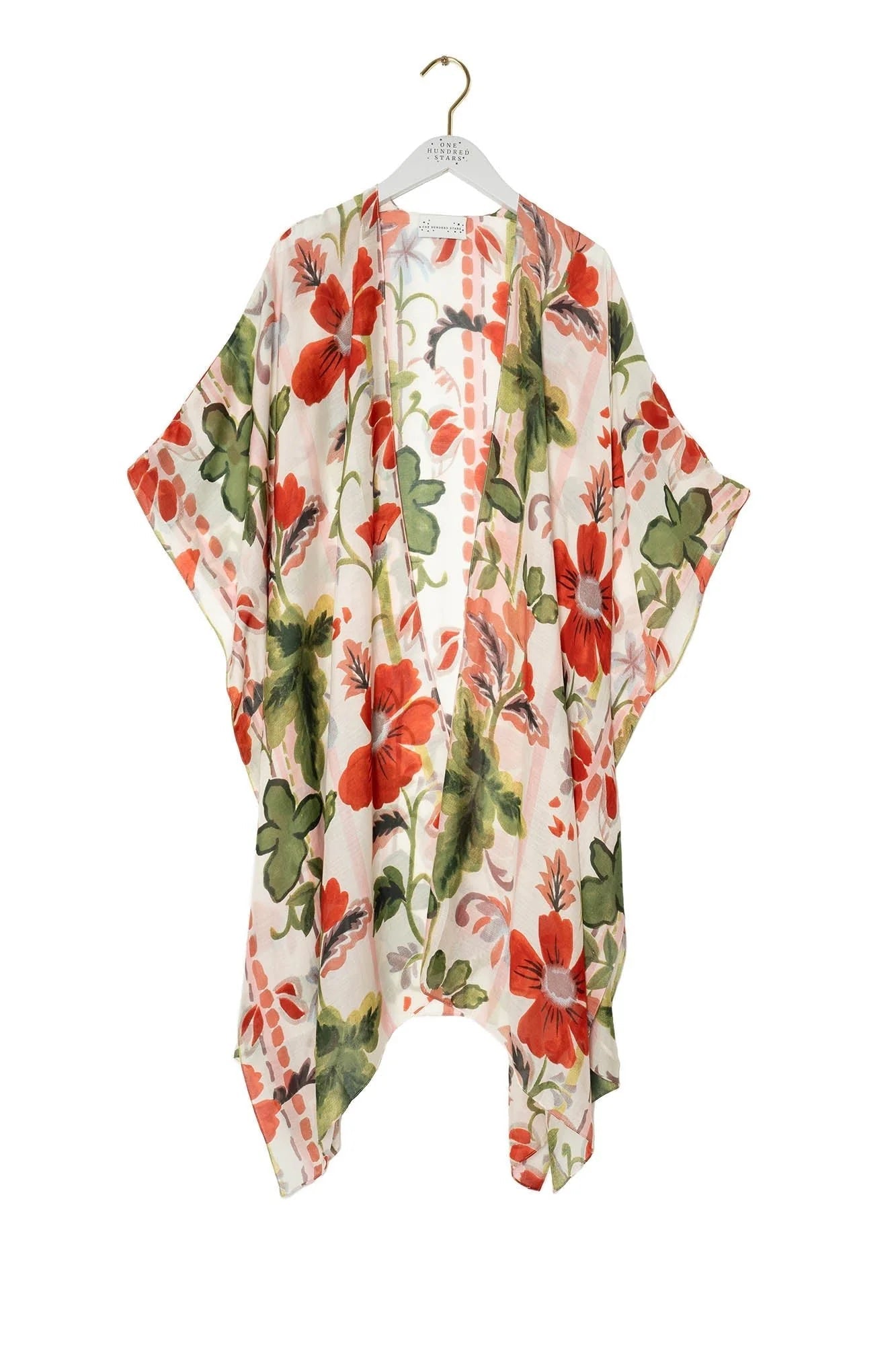 One Hundred Stars Poppy Red Throwover - Blue Water Clothing