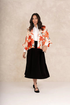 One Hundred StarsOne Hundred Stars Acer Red KimonoTops - Blue Water Clothing