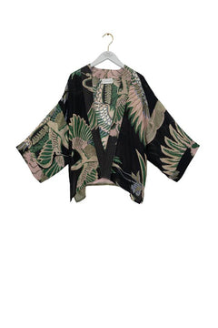 One Hundred StarsOne Hundred Stars Crane Emerald KimonoTops - Blue Water Clothing