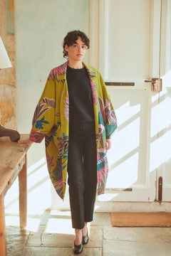 One Hundred StarsOne Hundred Stars Crane Olive Artisan CoatCoats & Jackets - Blue Water Clothing