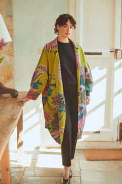 One Hundred StarsOne Hundred Stars Crane Olive Artisan CoatCoats & Jackets - Blue Water Clothing