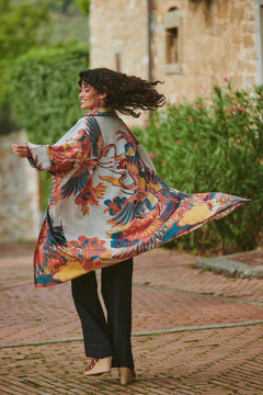 One Hundred StarsOne Hundred Stars Crane Stone Artisan CoatCoats & Jackets - Blue Water Clothing