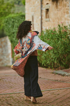 One Hundred StarsOne Hundred Stars Crane Stone Artisan CoatCoats & Jackets - Blue Water Clothing