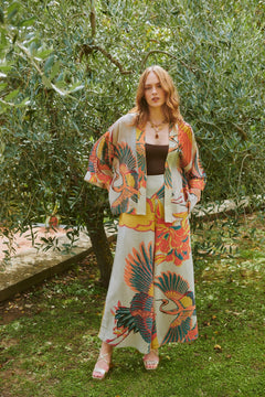 One Hundred StarsOne Hundred Stars Crane Stone Palazzo PantsBottoms - Blue Water Clothing