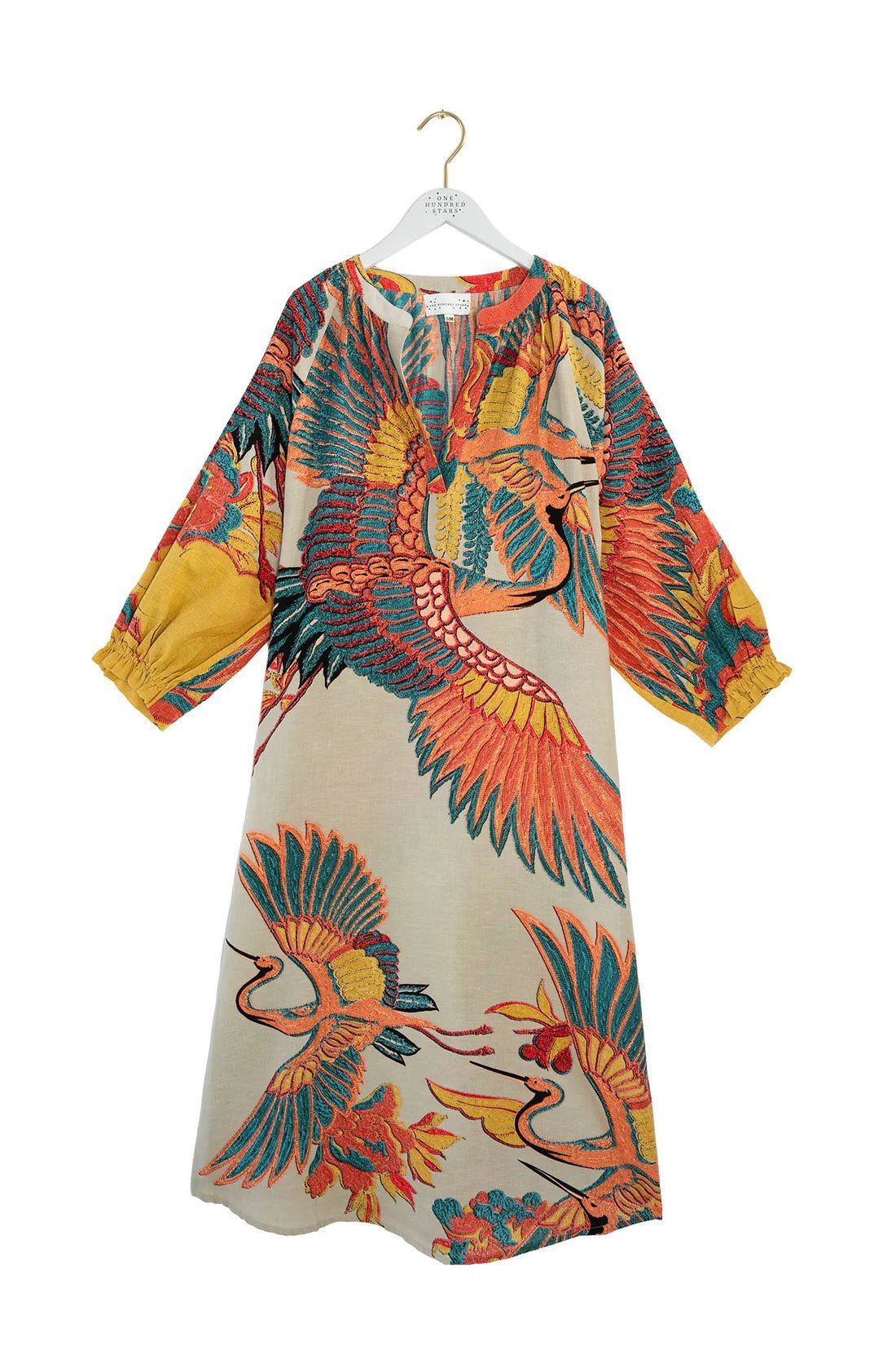 One Hundred StarsOne Hundred Stars Crane Stone Raglan DressDresses - Blue Water Clothing