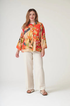 One Hundred StarsOne Hundred Stars Fans Scarlet Summer JacketCoats & Jackets - Blue Water Clothing